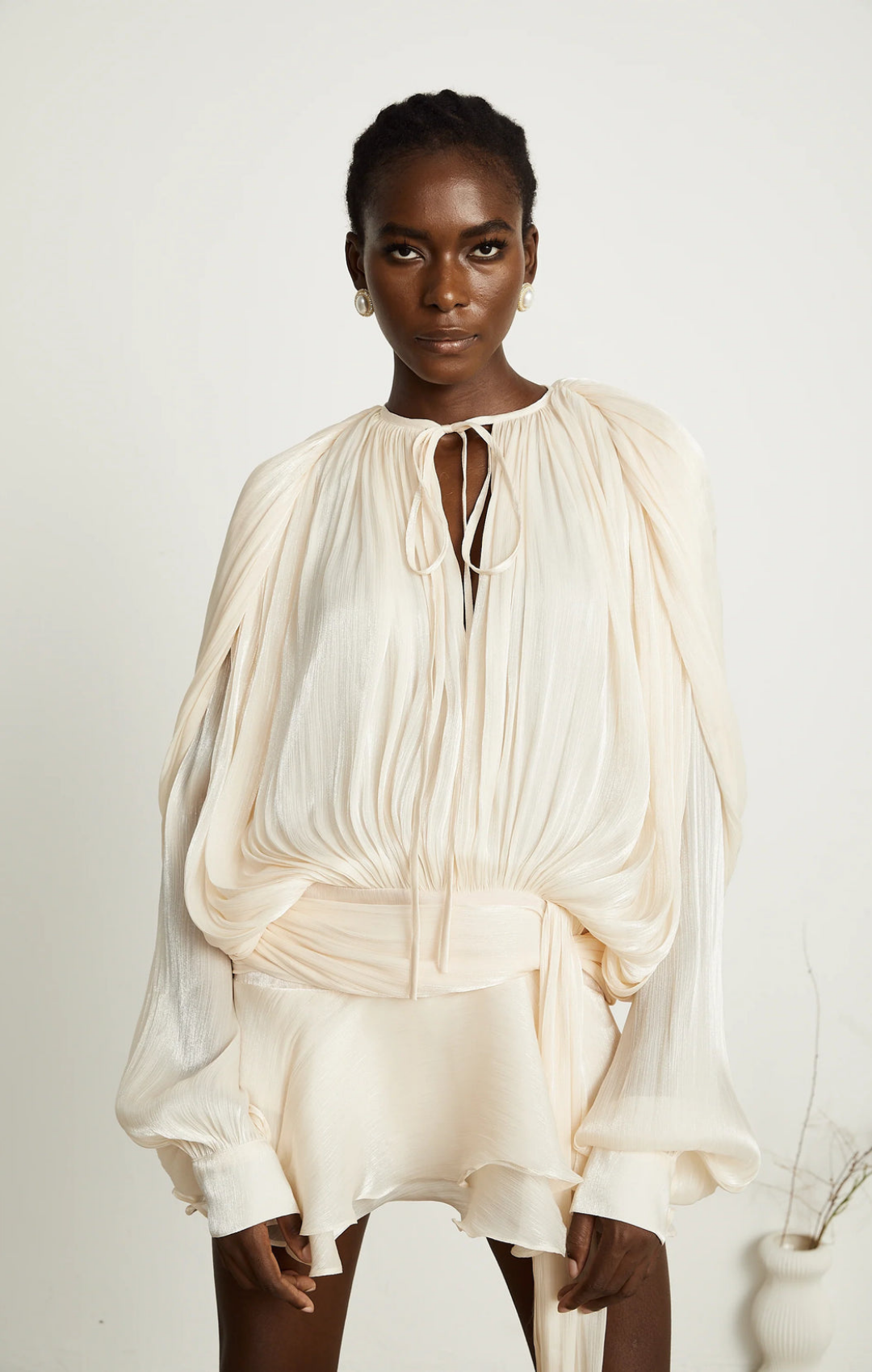 Vestido Boho Chic Zara Gringa Curto Toque de Seda