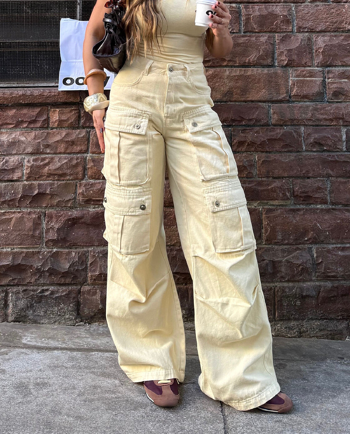 Calça Cargo Utility Jeans