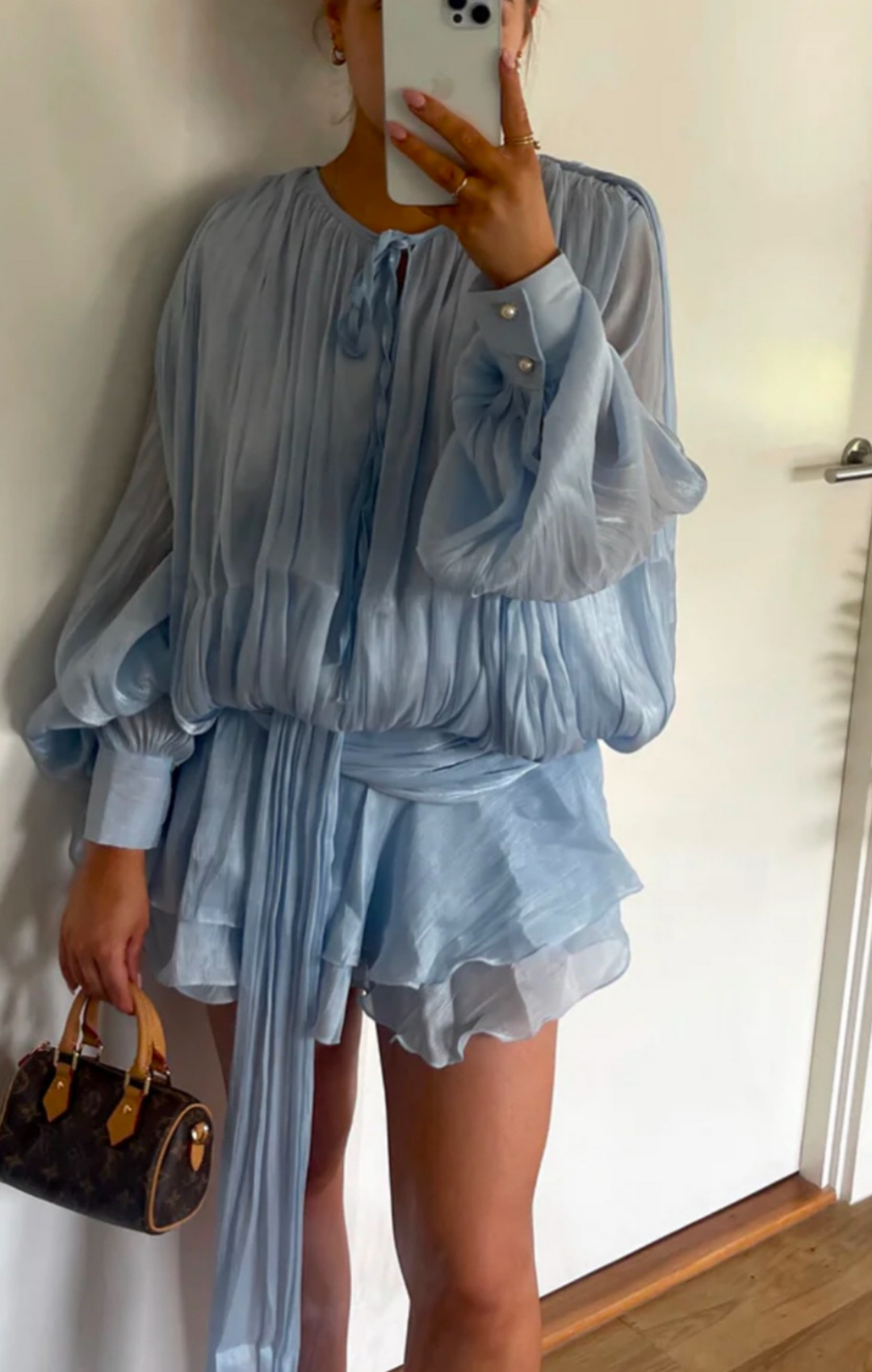 Vestido Boho Chic Zara Gringa Curto Toque de Seda