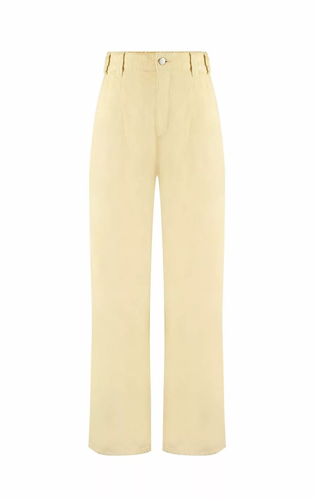 Calça Pantalona Jeans Cós Elástico Azzurra