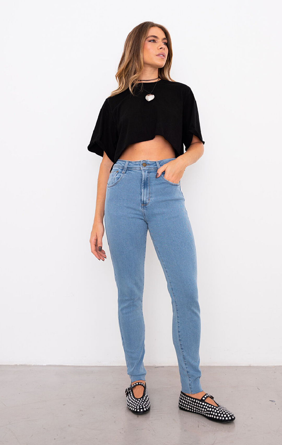 Calça Mom Comfort Elastano Jeans