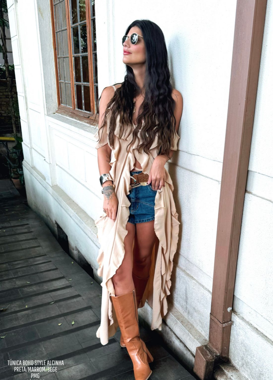 Túnica Style Alcinha em Viscose