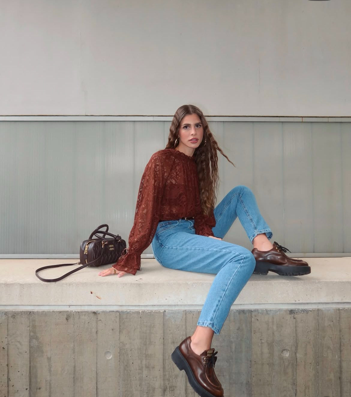 Calça Jeans Basic Mom Esmeral