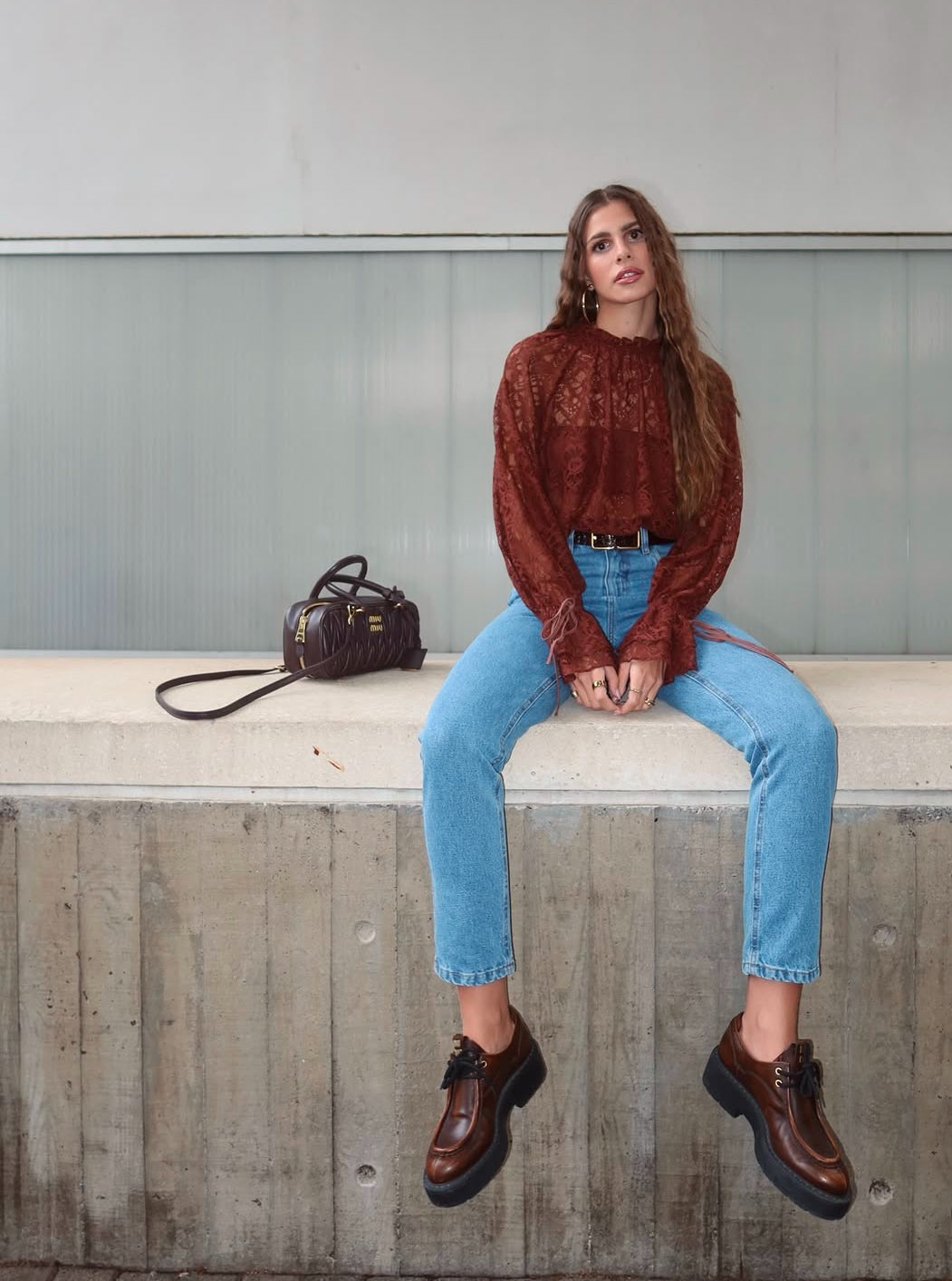 Calça Jeans Basic Mom Esmeral