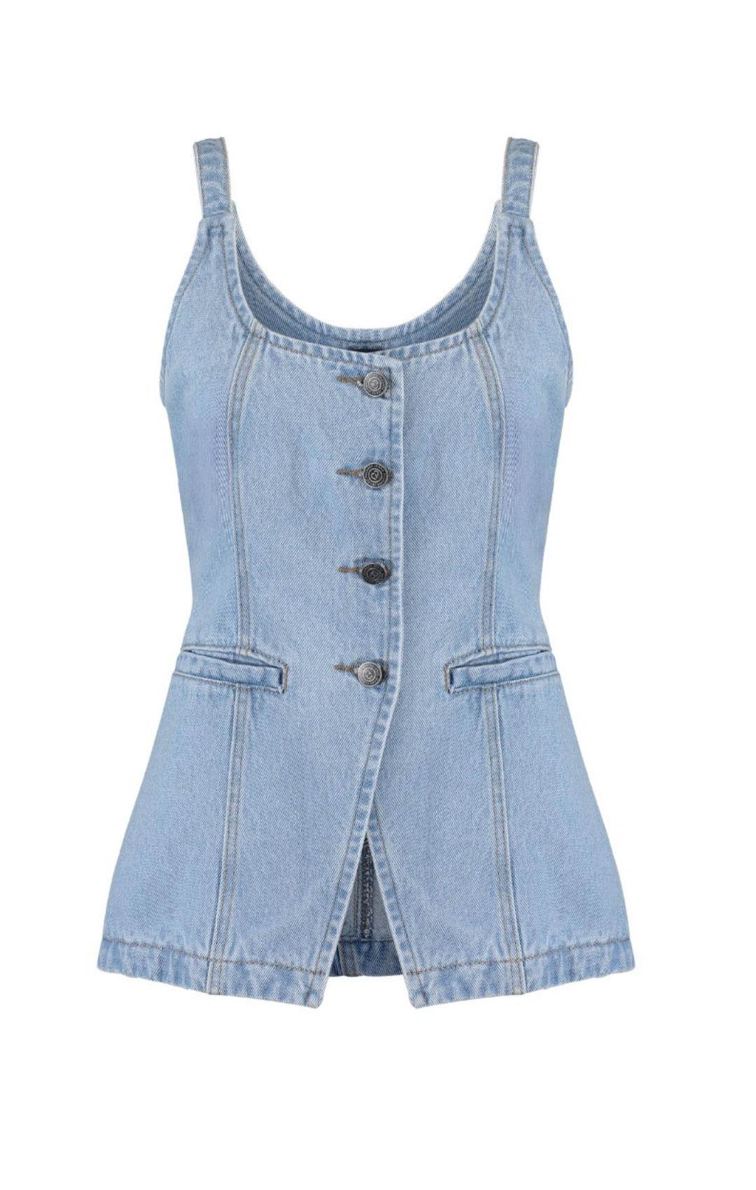 Colete Alongado Solaris Jeans