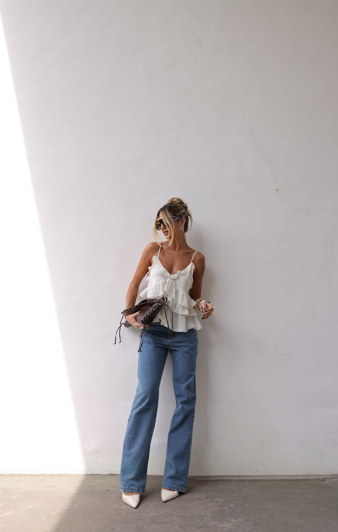 Calça Jeans Reta Basic Esmeral