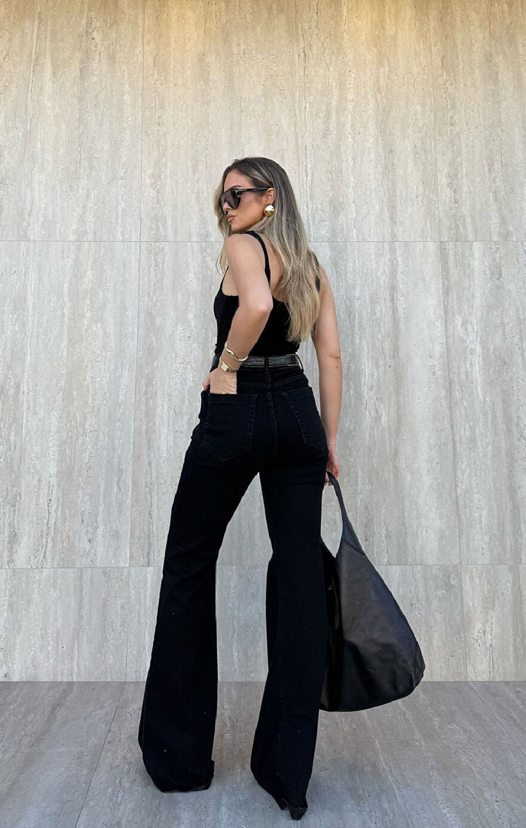 Calça Black Flare Jeans