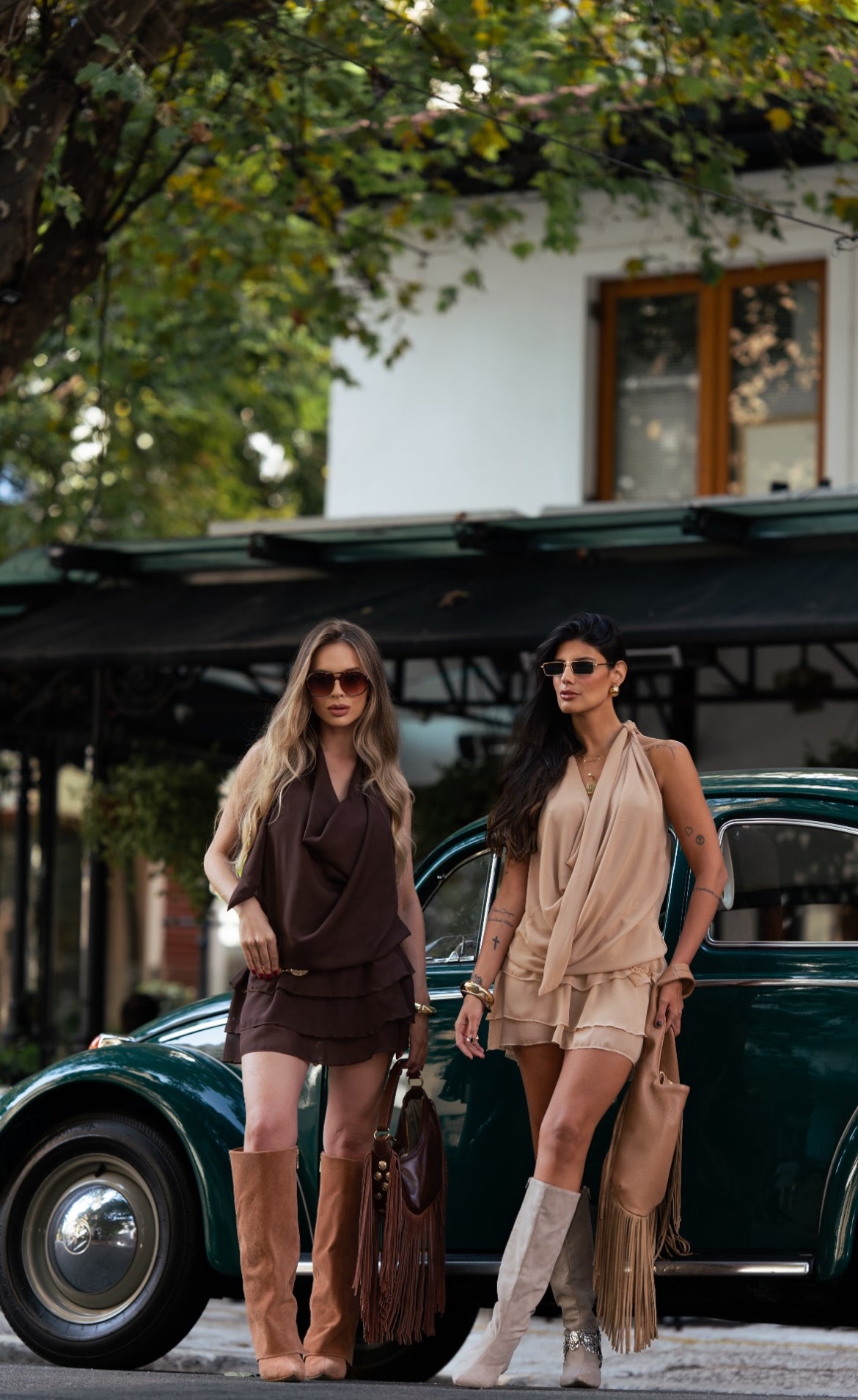 Conjunto Frente Única em Chiffon