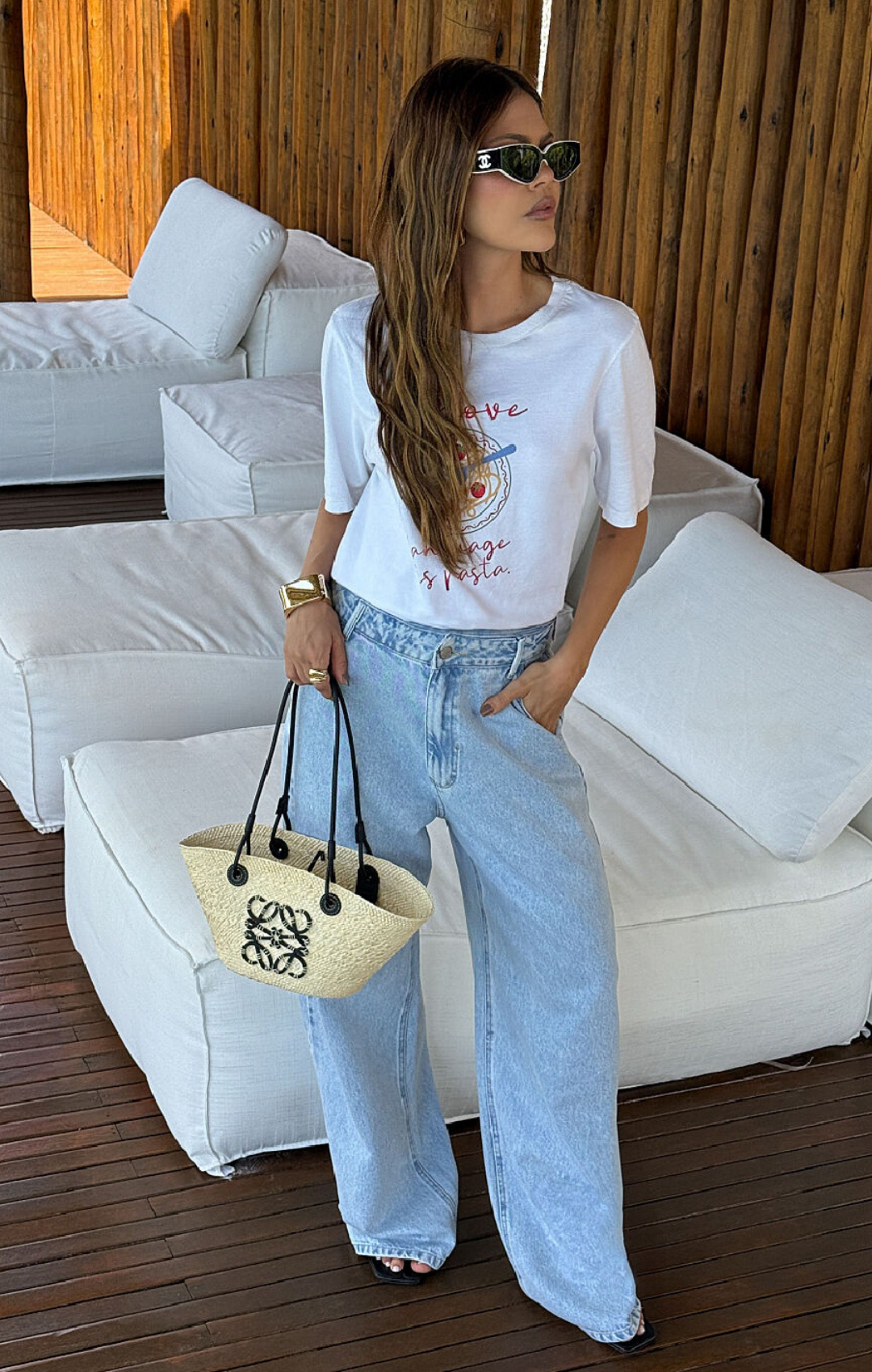 Calça Wide Leg Coast Jeans