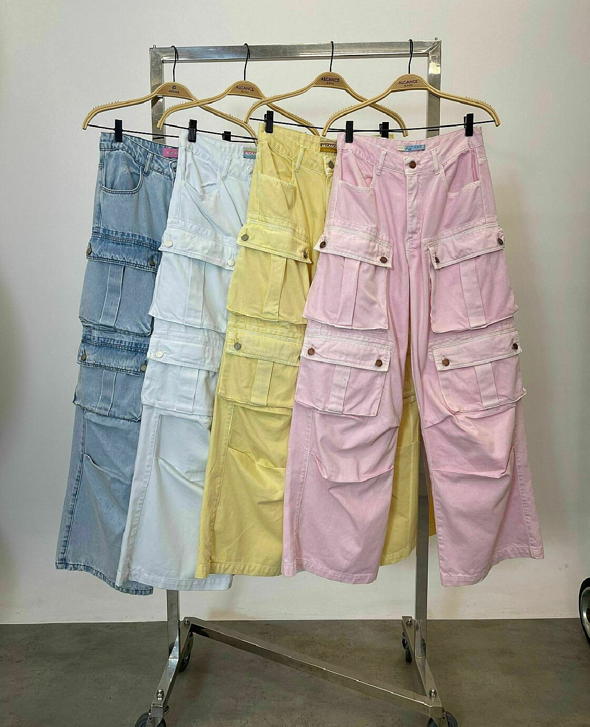 Calça Cargo Utility Jeans