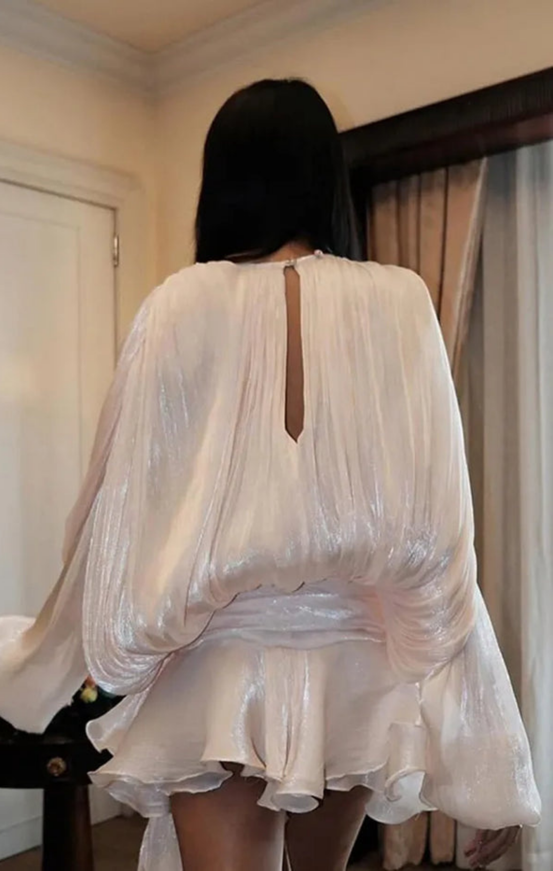 Vestido Boho Chic Zara Gringa Curto Toque de Seda