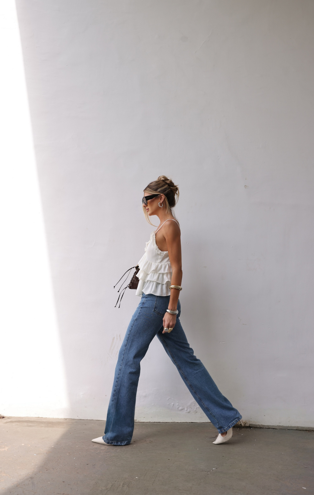 Calça Jeans Reta Basic Esmeral