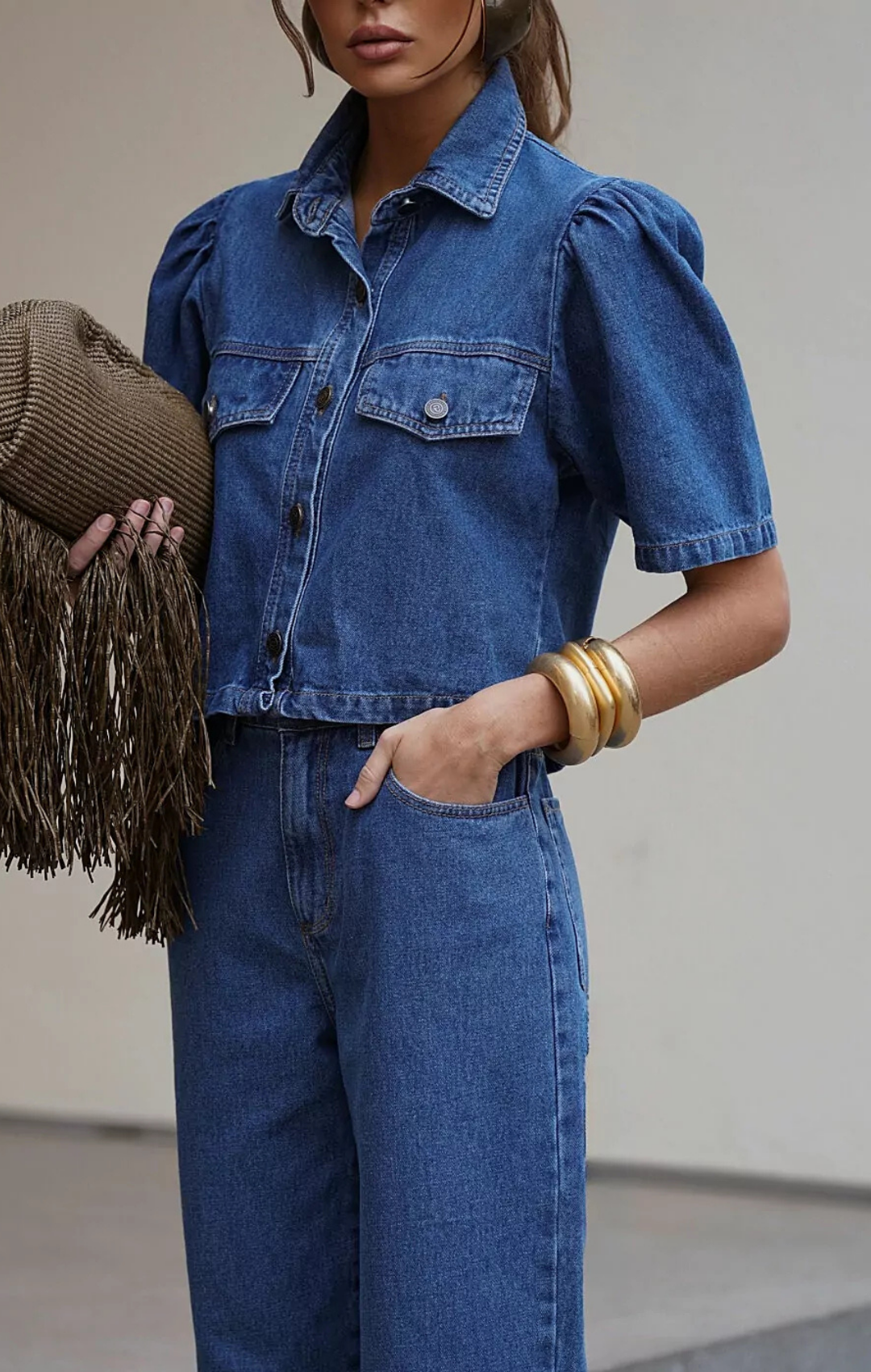 Calça Reta Essentials Jeans