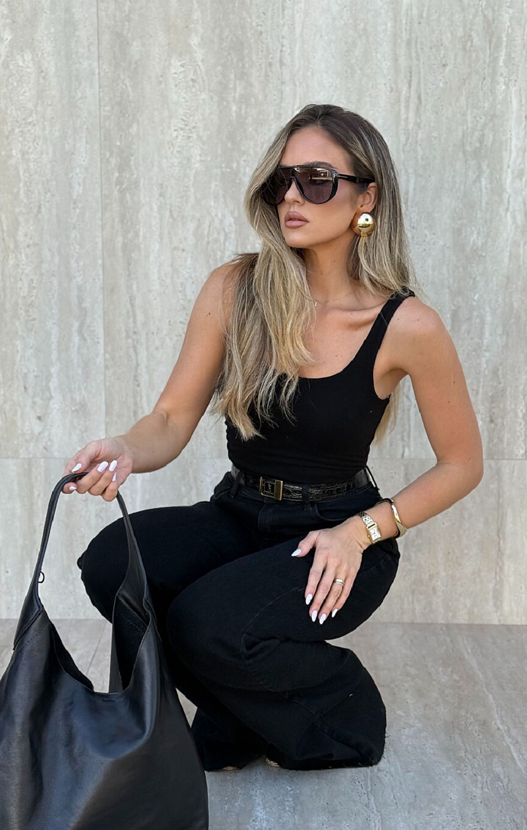 Calça Black Flare Jeans
