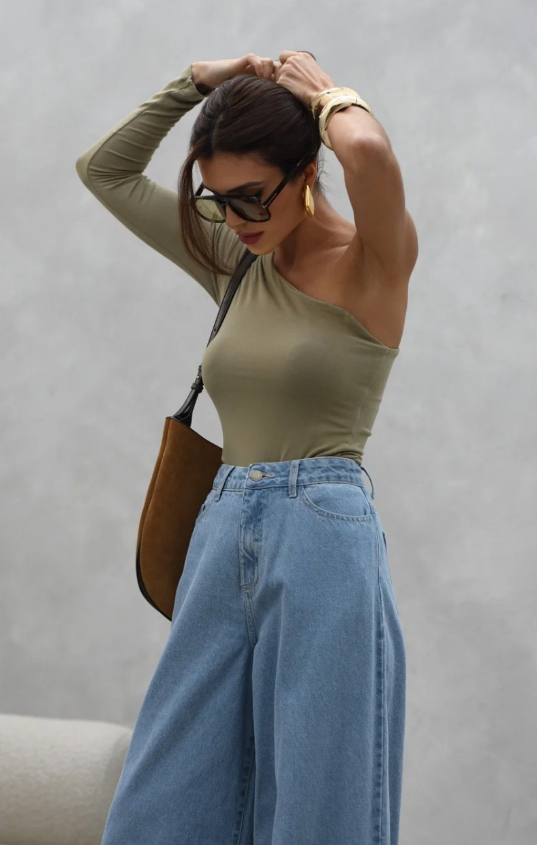 Blusa Manga Nula em Malha