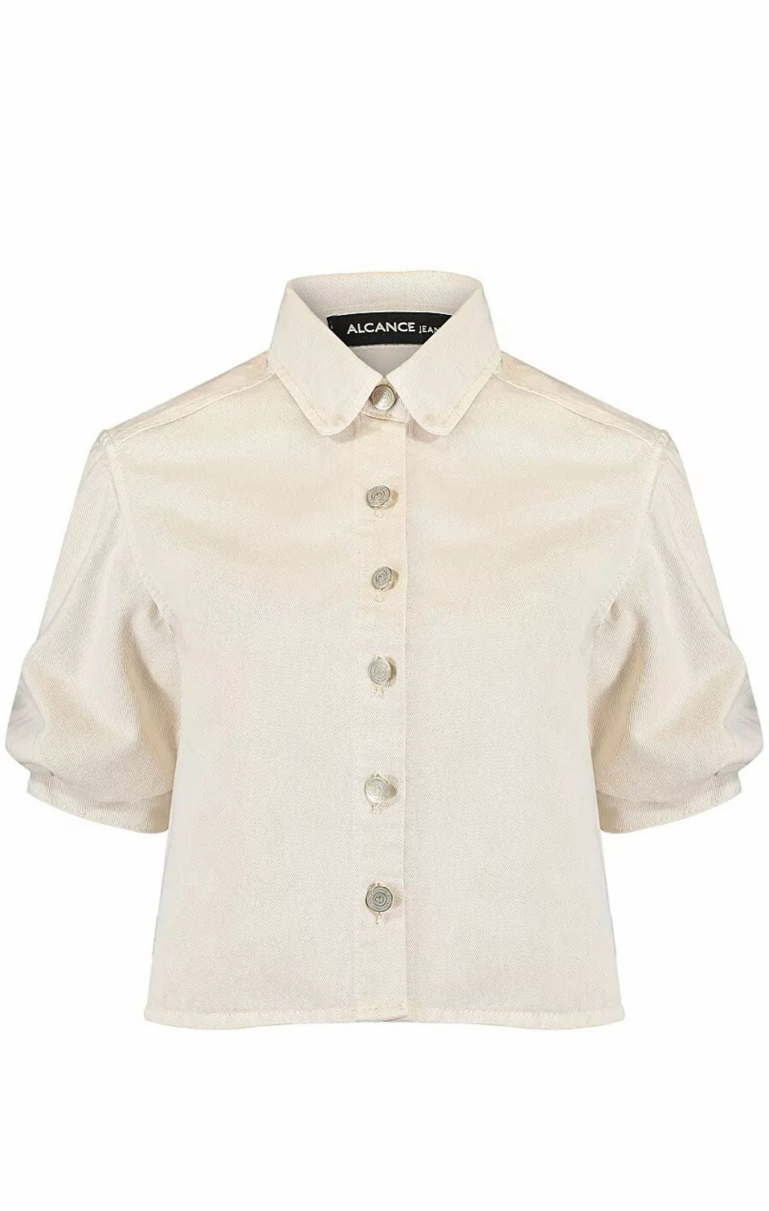 Camisa Bloom Manga Bufante Jeans