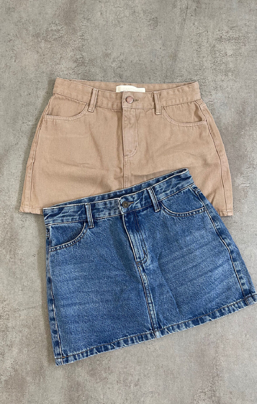Mini Saia Brise em Jeans