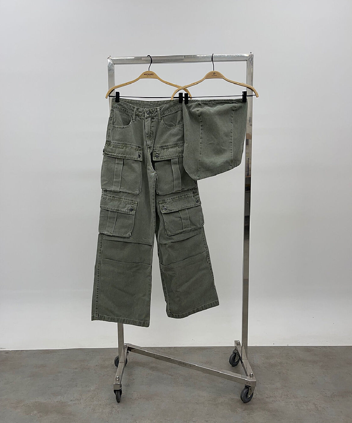 Top Utility Jeans Barra Assimétrica