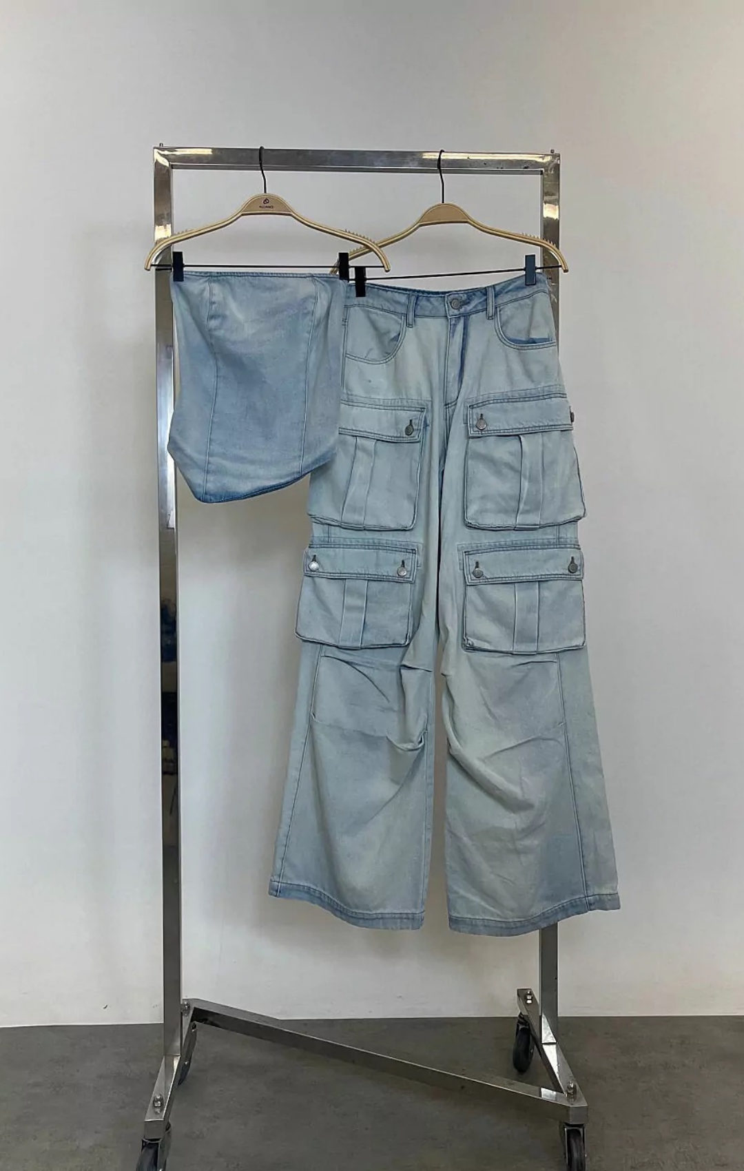 Calça Cargo Utility Jeans
