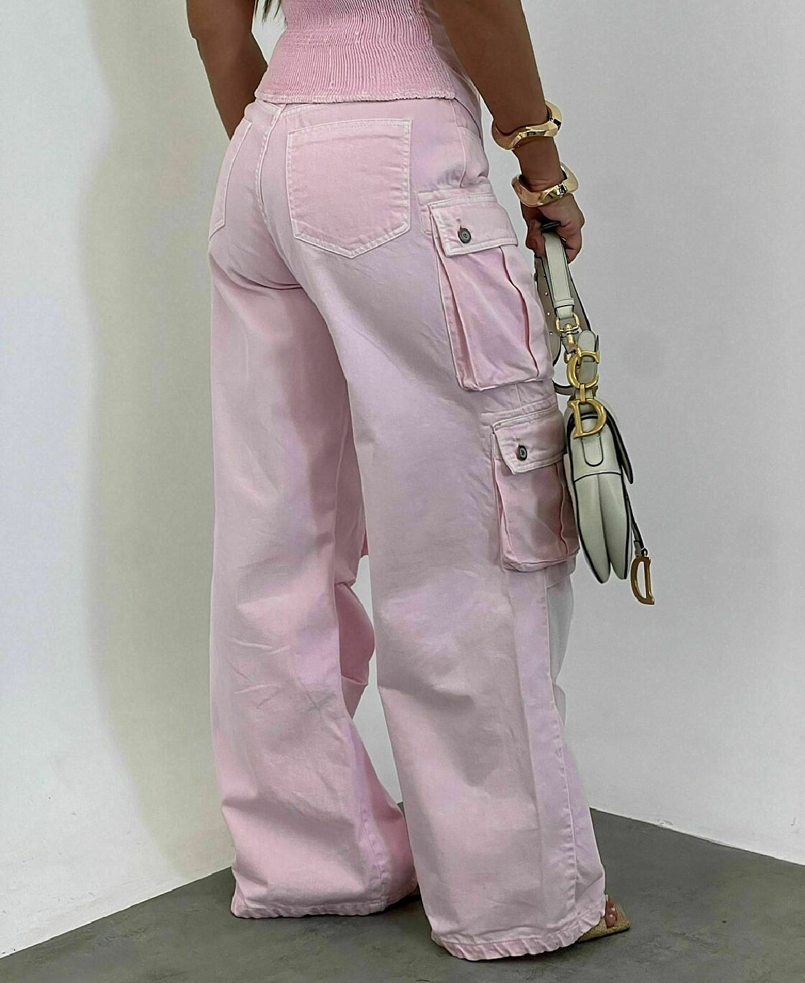 Calça Cargo Utility Jeans