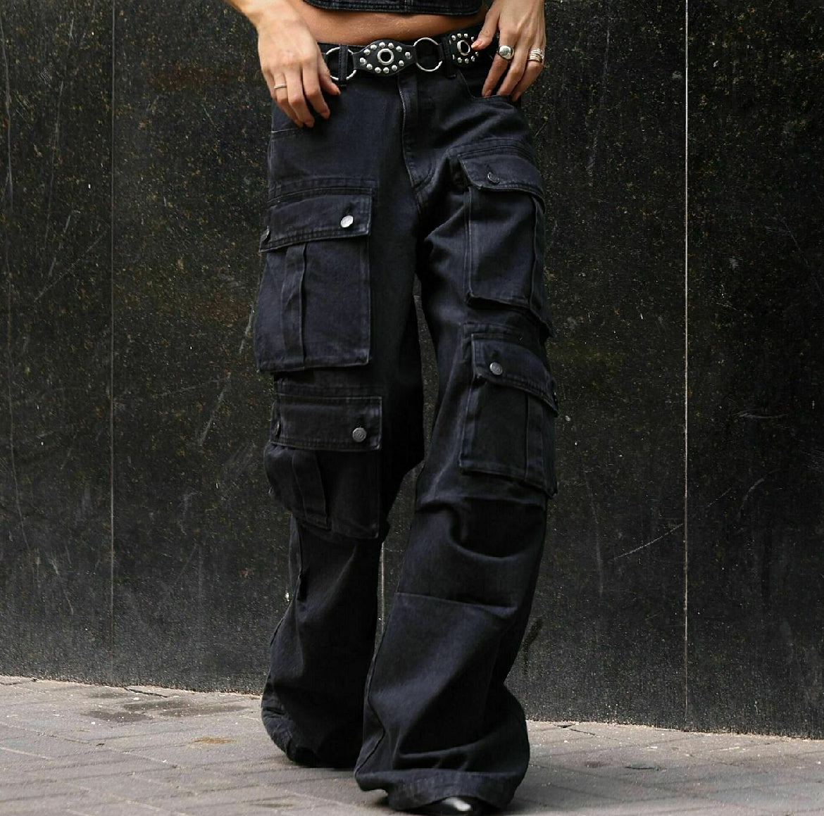 Calça Cargo Utility Jeans