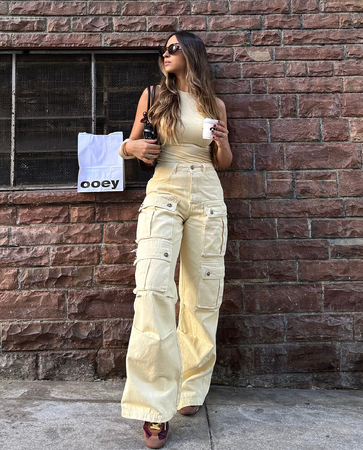 Calça Cargo Utility Jeans