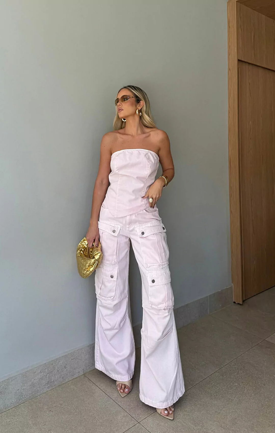 Calça Cargo Utility Jeans