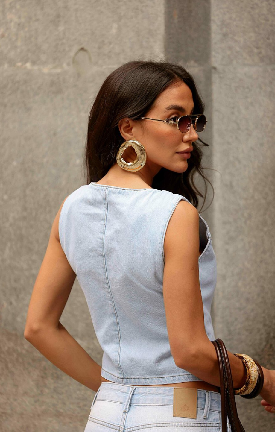 Colete Urban em Jeans