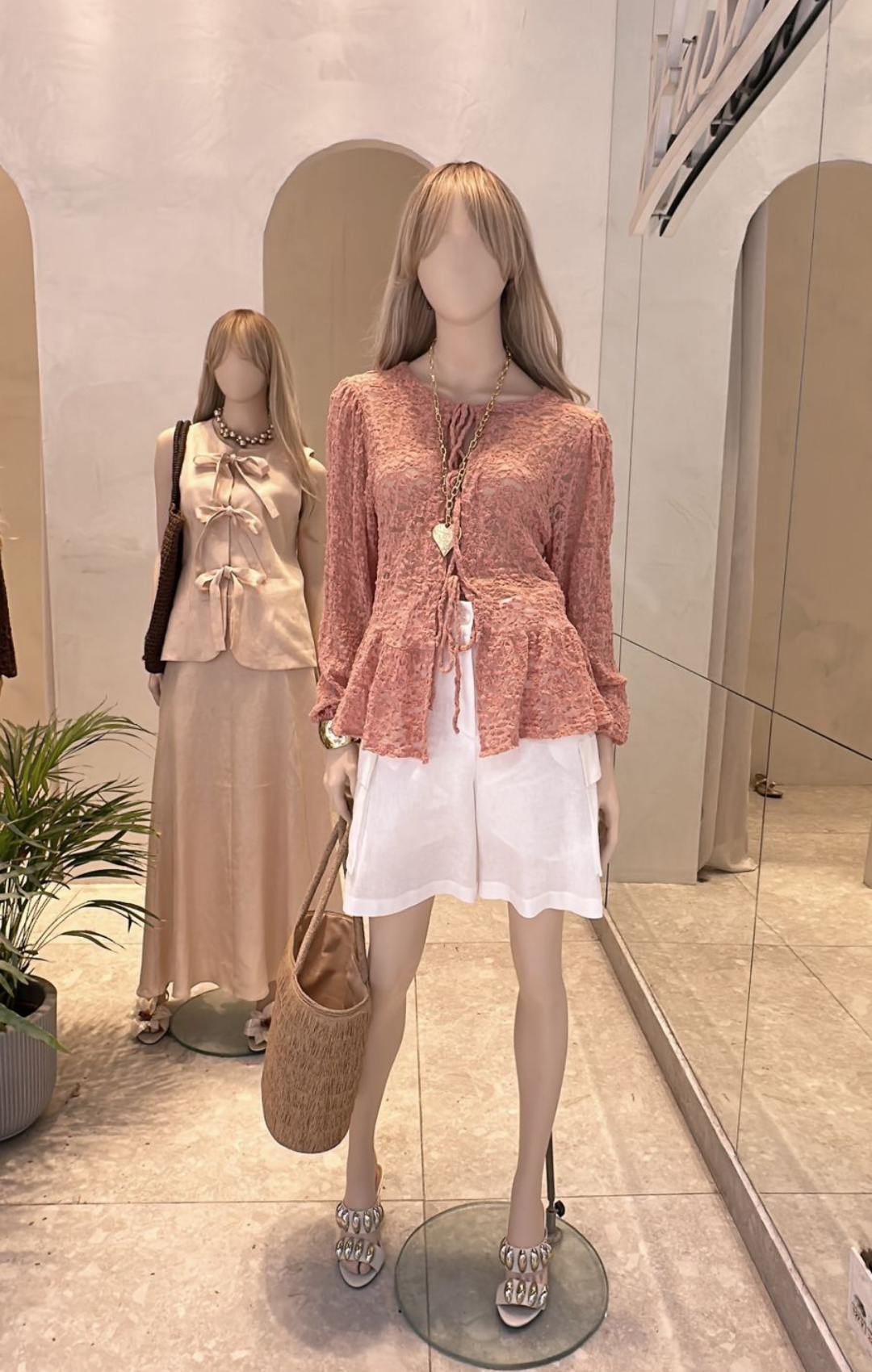 Blusa Amarração Rendada