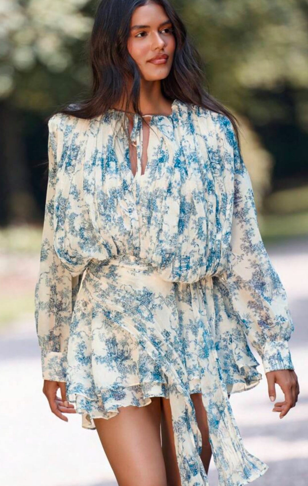 Vestido Boho Chic Zara Gringa Curto Toque de Seda