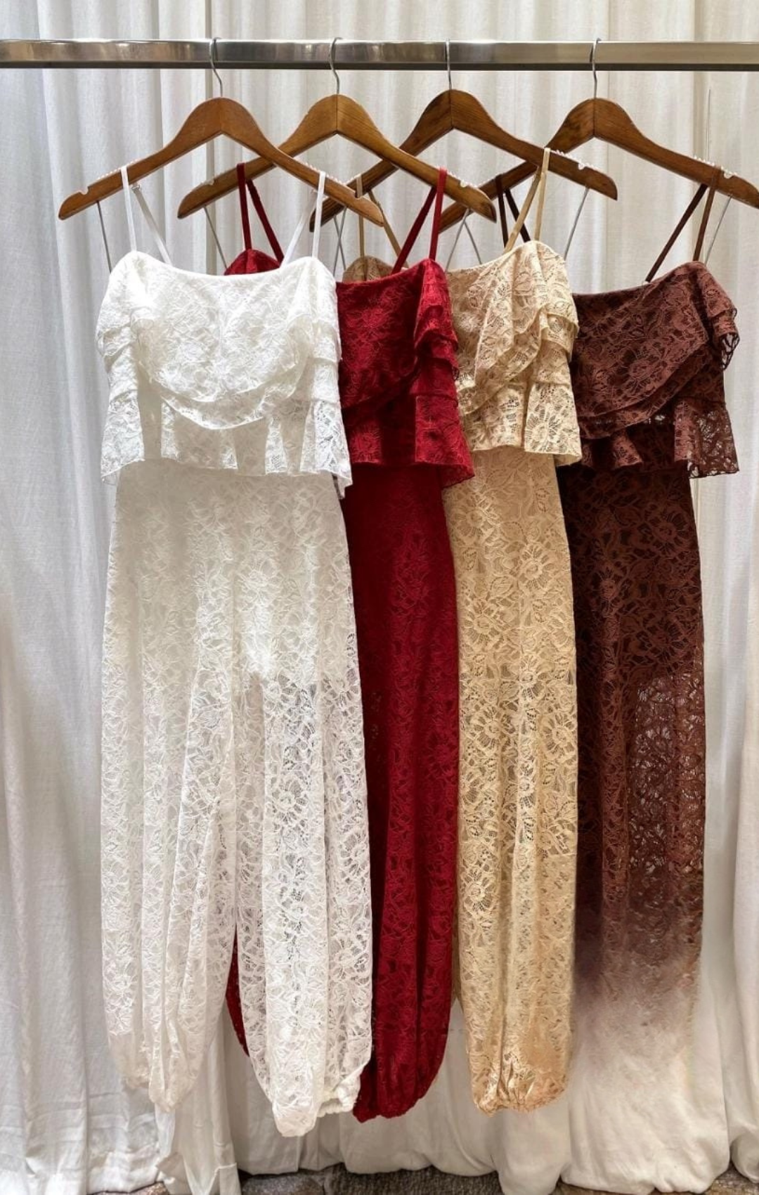 Conjunto Top e Calça Aladim Rendado