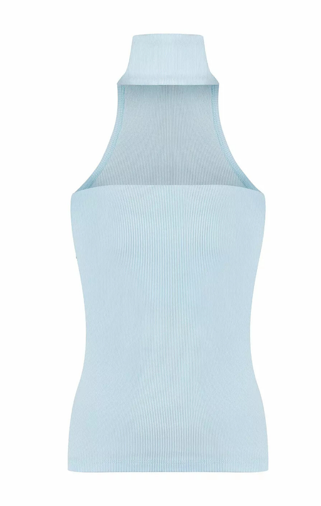 Blusa Gola Alta em Malha Canelada