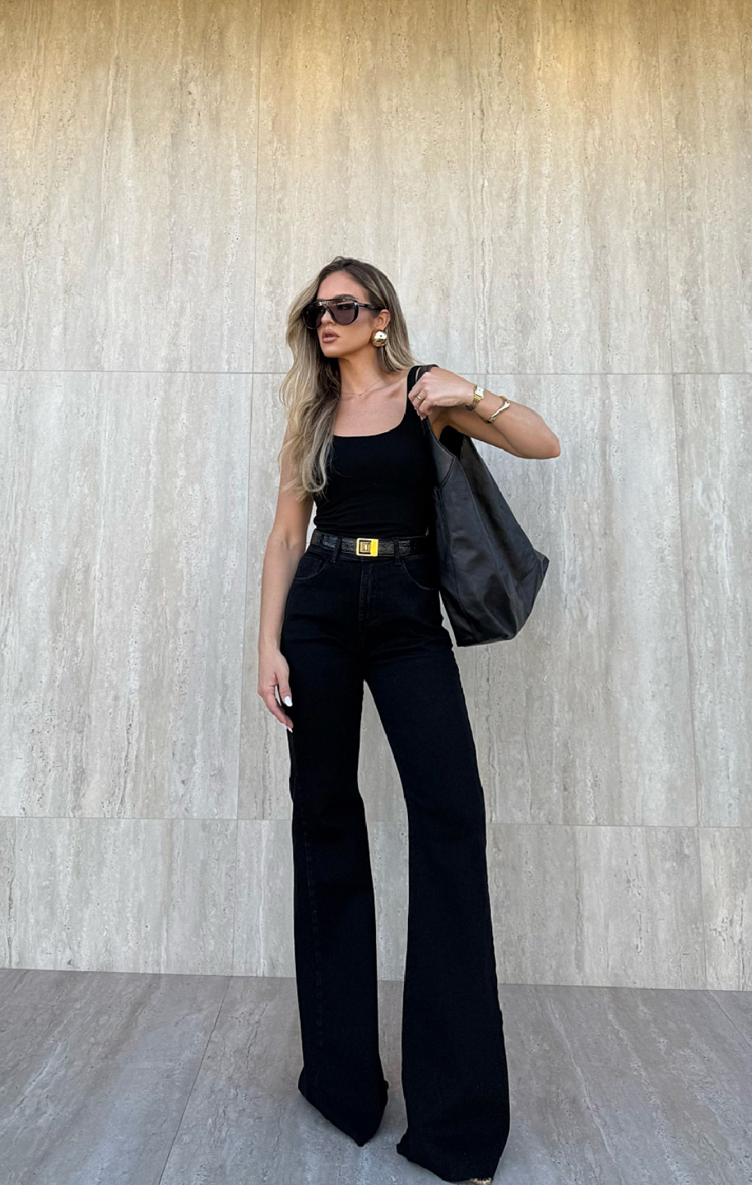 Calça Black Flare Jeans