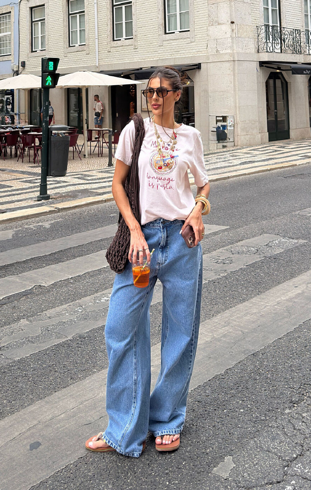 Calça Wide Leg Coast Jeans