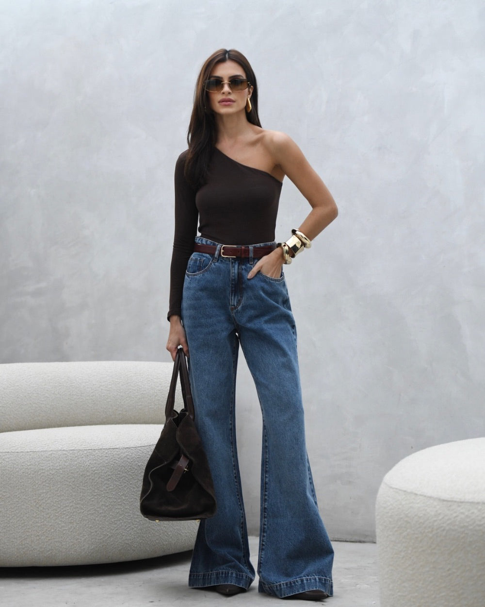 Calça Flare Essence Jeans