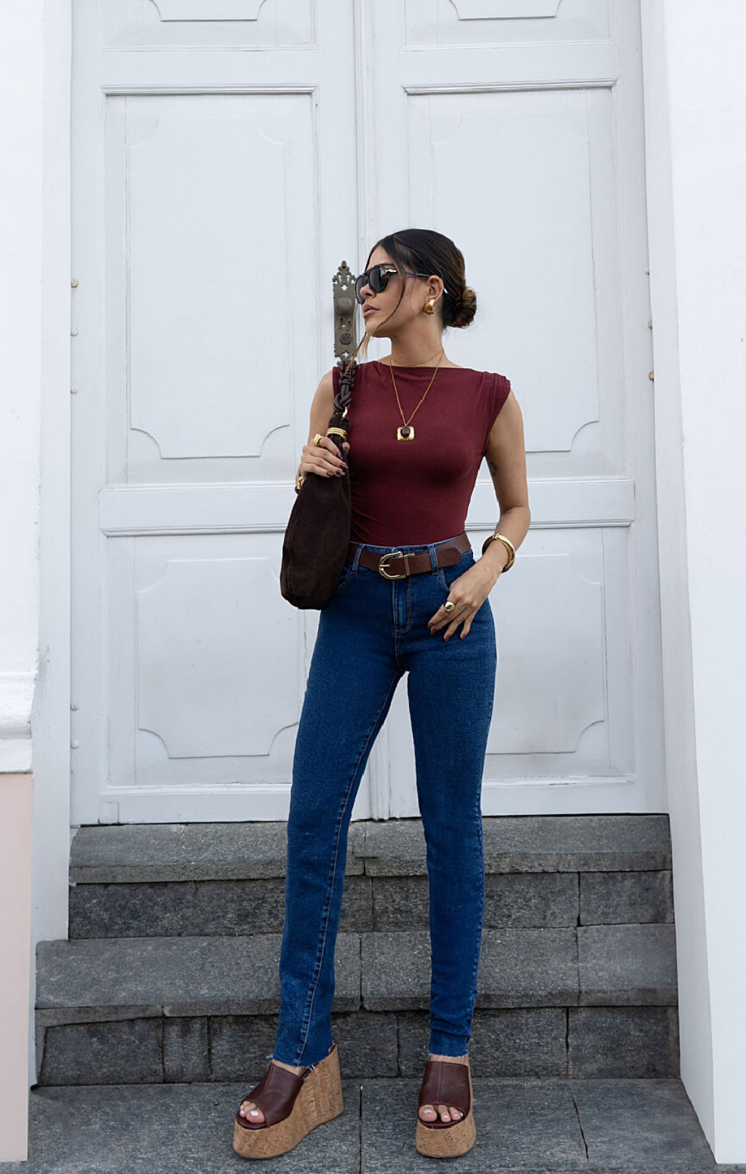 Calça Mom Comfort Elastano Jeans