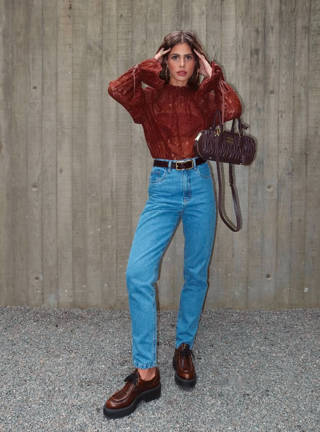 Calça Jeans Basic Mom Esmeral
